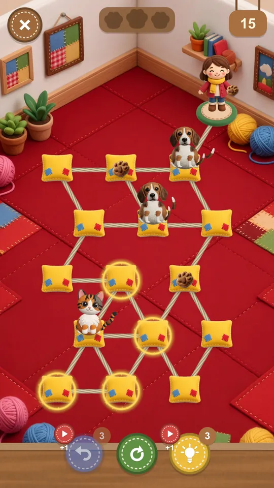 Etapa con dos Beagles